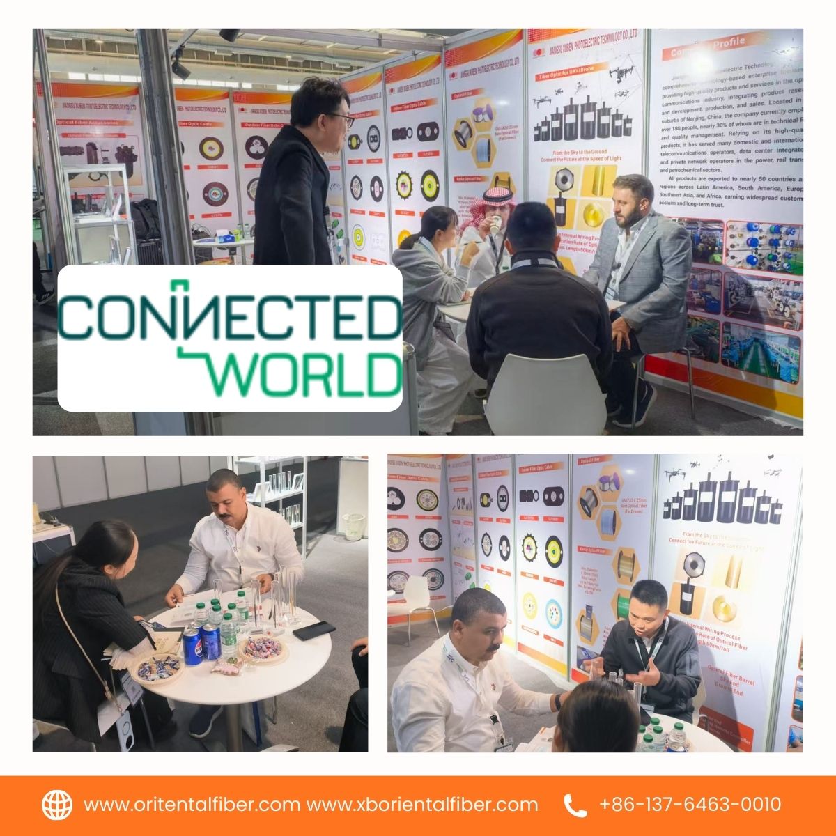 Pameran CONNECTED WORLD 2025﻿ di Riyadh Arab Saudi
